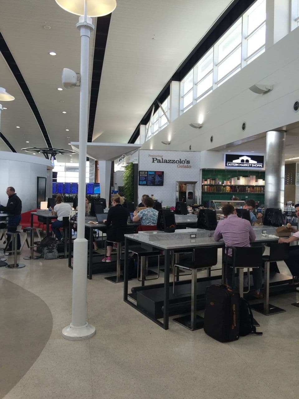 Tech-Savvy Seating Enhancements at Metro Detroit Airport image